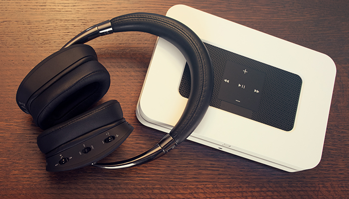 Bluetooth headphones, music streamer
